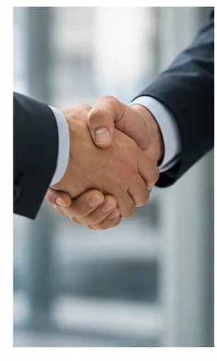 Australian director and restructuring adviser shaking hands after a confidential consultation
